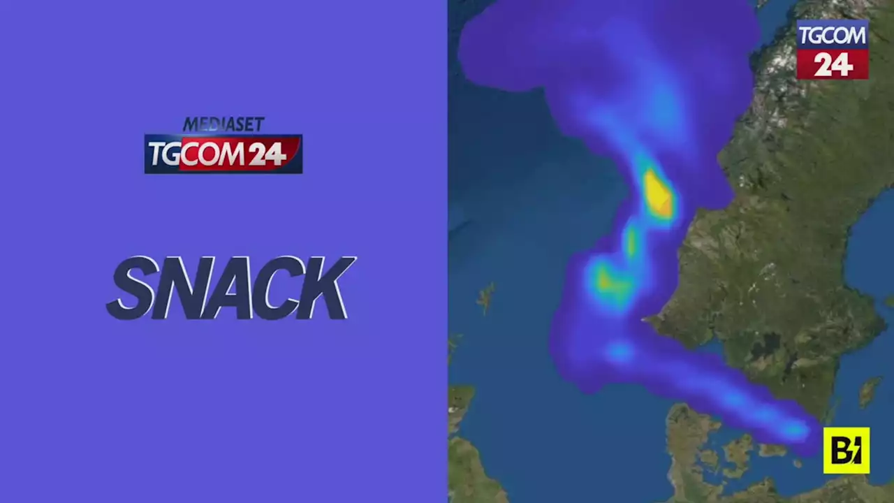 Perdite Nord Stream, come la nube di metano si muoverà sull'Europa - Video Tgcom24