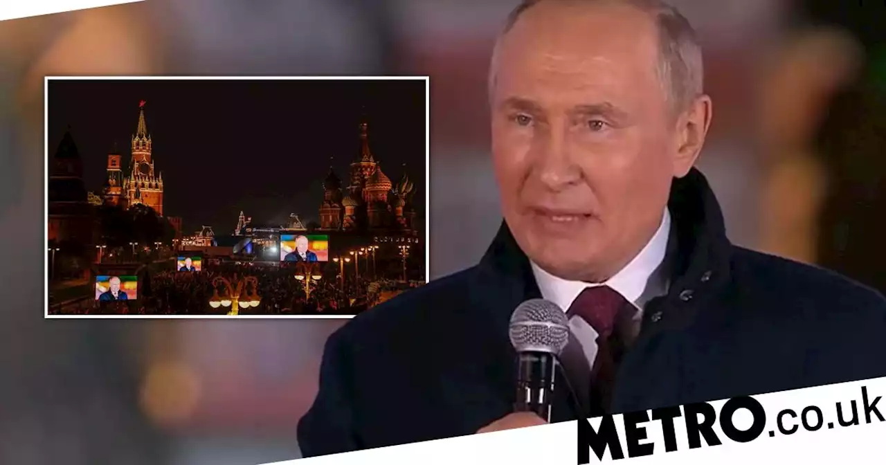 Putin tells residents of annexed Ukraine regions 'welcome home!'