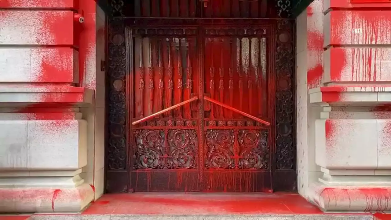 Russian Consulate in NYC Painted Red in Possible Bias Attack