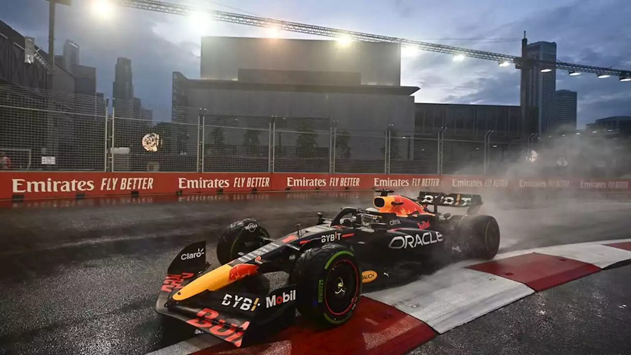 Verstappen start als achtste in Singapore na afgebroken kwalificatie, Leclerc op pole