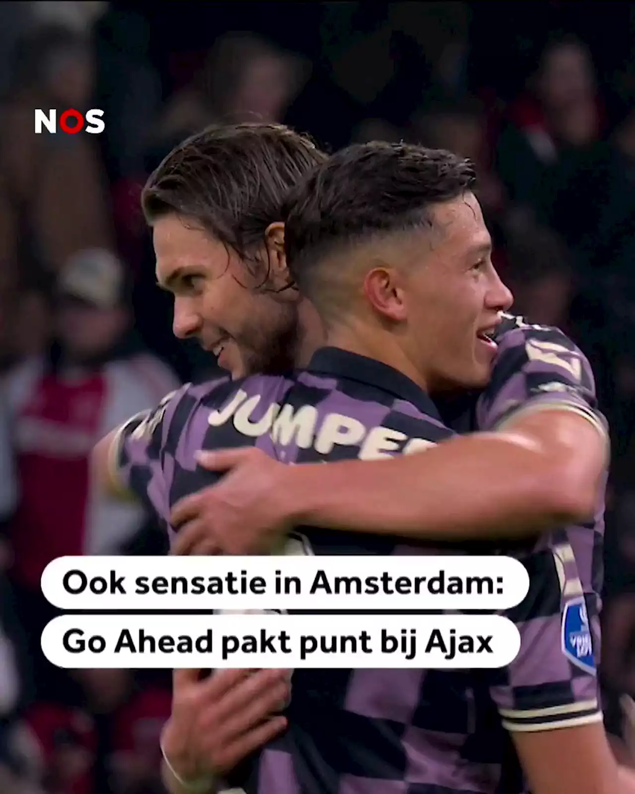 Na PSV struikelt ook Ajax: Go Ahead pakt punt in de Johan Cruijff Arena