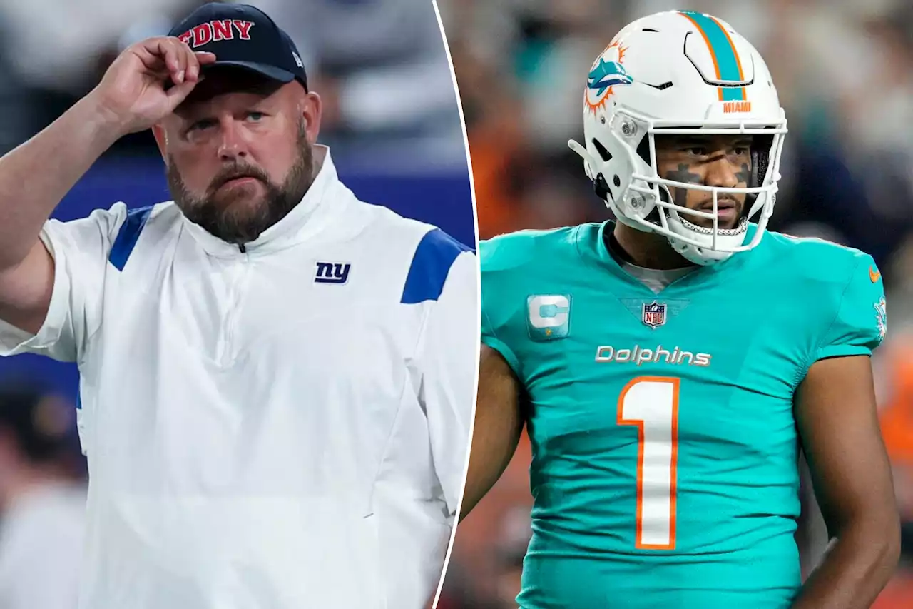 Giants’ Brian Daboll concerned about ex-Alabama pal Tua Tagovailoa