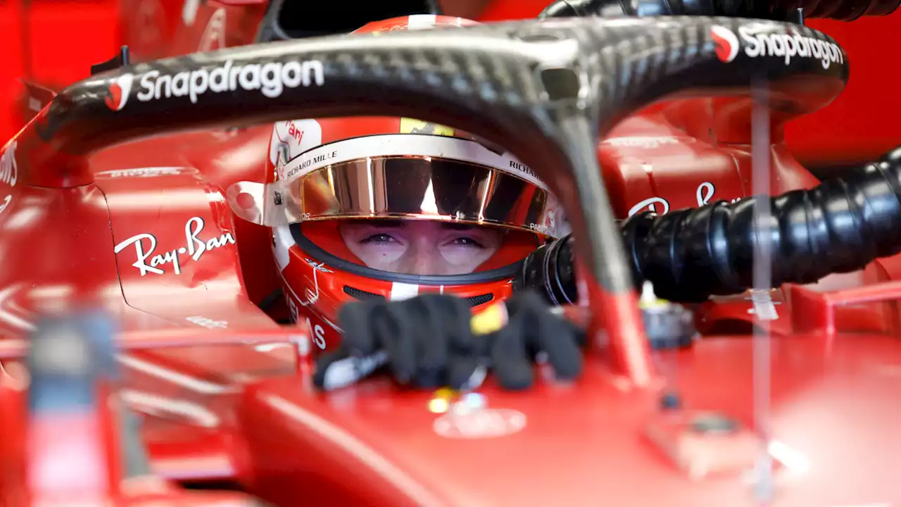 FP3 report: Charles Leclerc quickest at a wet Marina Bay circuit