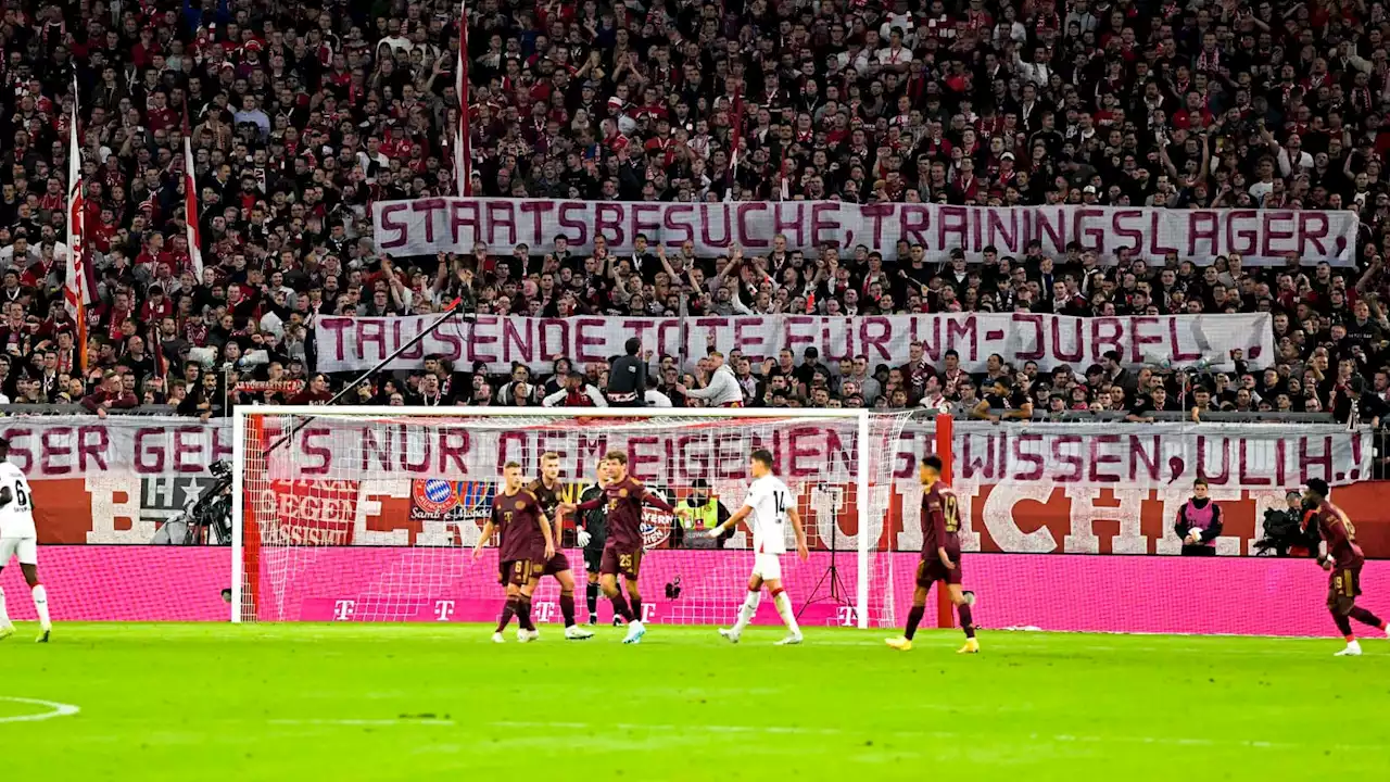 'Vie, Femme, Liberté', les banderoles de soutien des fans du Bayern à Azmoun et aux manifestantes iraniennes