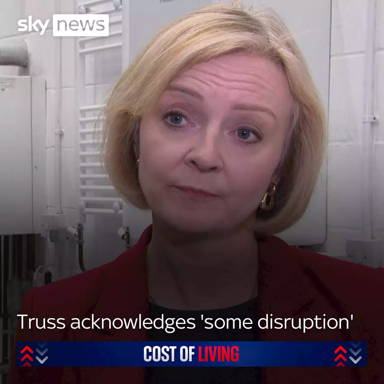 Liz Truss admits 'disruption' to UK economy but stands by forecast-free mini-budget