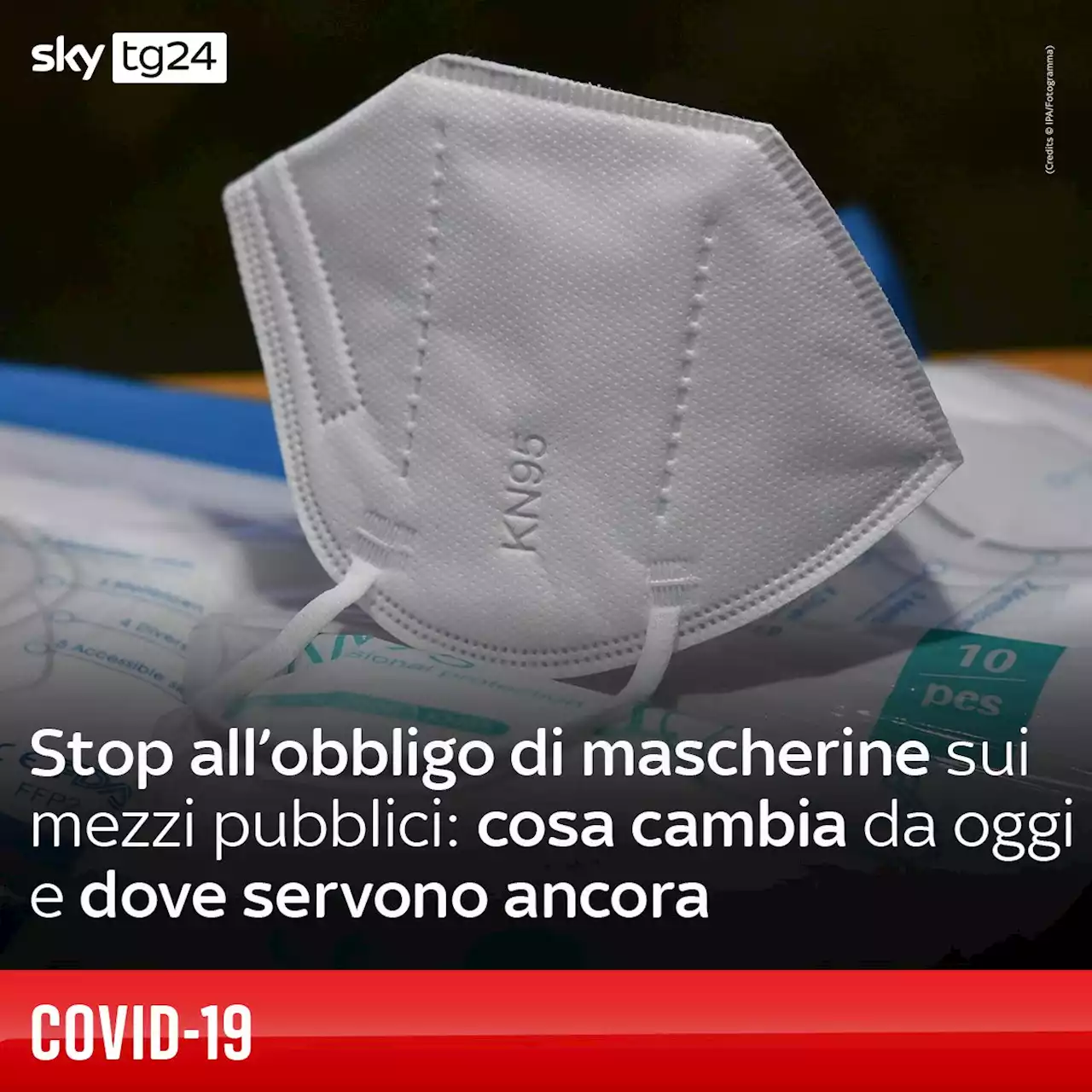 Mascherine, stop all’obbligo sui mezzi pubblici: cosa cambia da oggi