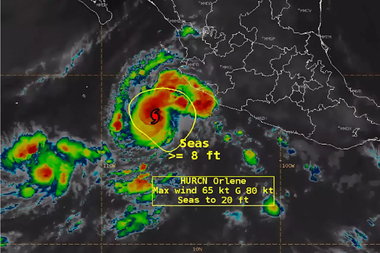 Storm Orlene strengthens to hurricane force off Mexico's Pacific coast