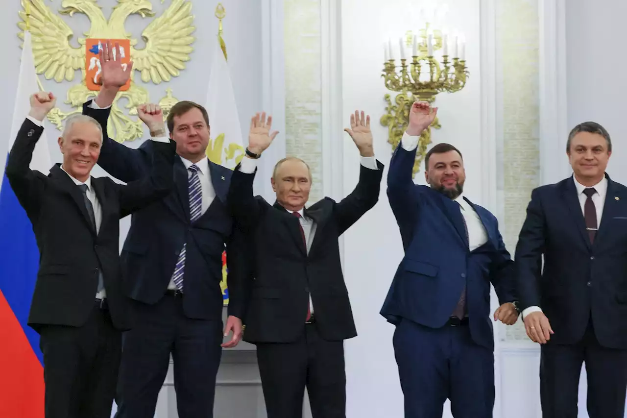 Putin signs accord to annex four Russian-occupied Ukraine regions | The Citizen