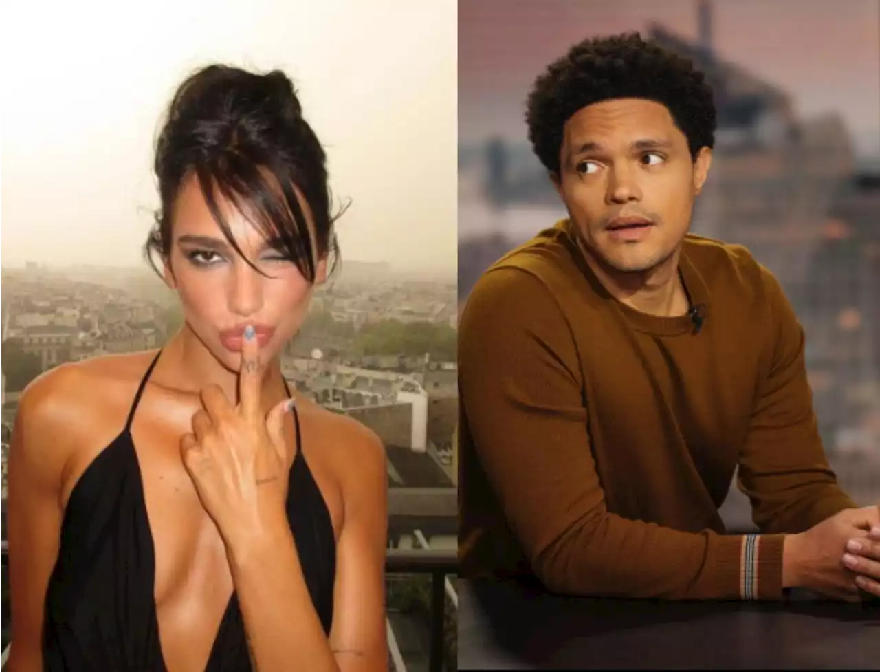 'Smitten': Trevor Noah and Dua Lipa share a kiss after dinner