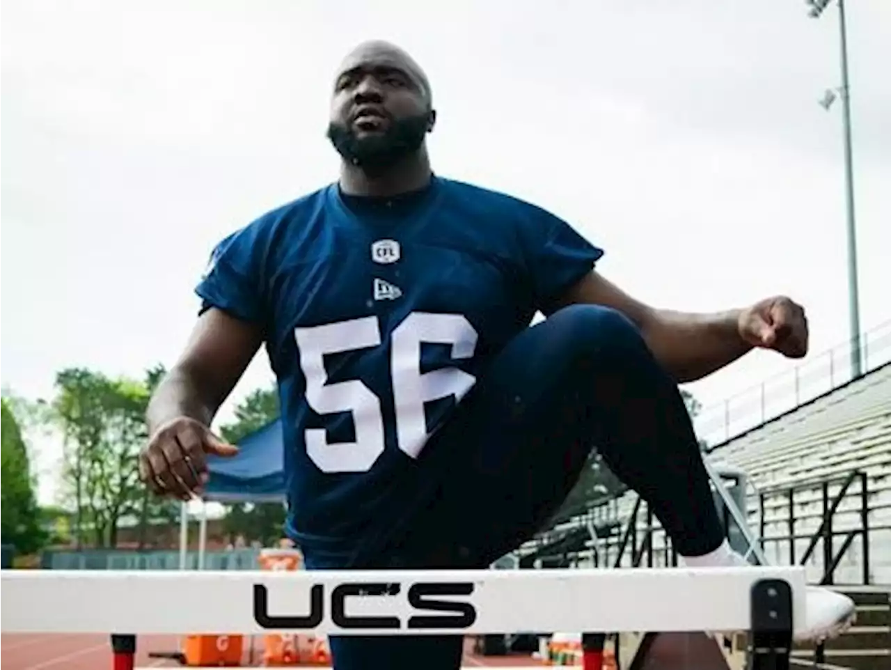 Toronto Argonauts' veteran rush end Ja'Gared Davis showing his big-play abilities as games get bigger