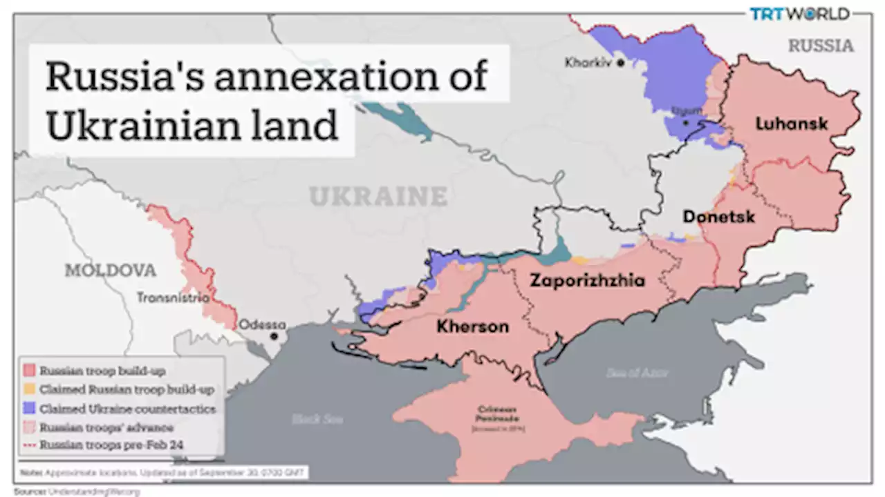 Türkiye won't recognise Russia's annexation of Ukrainian lands