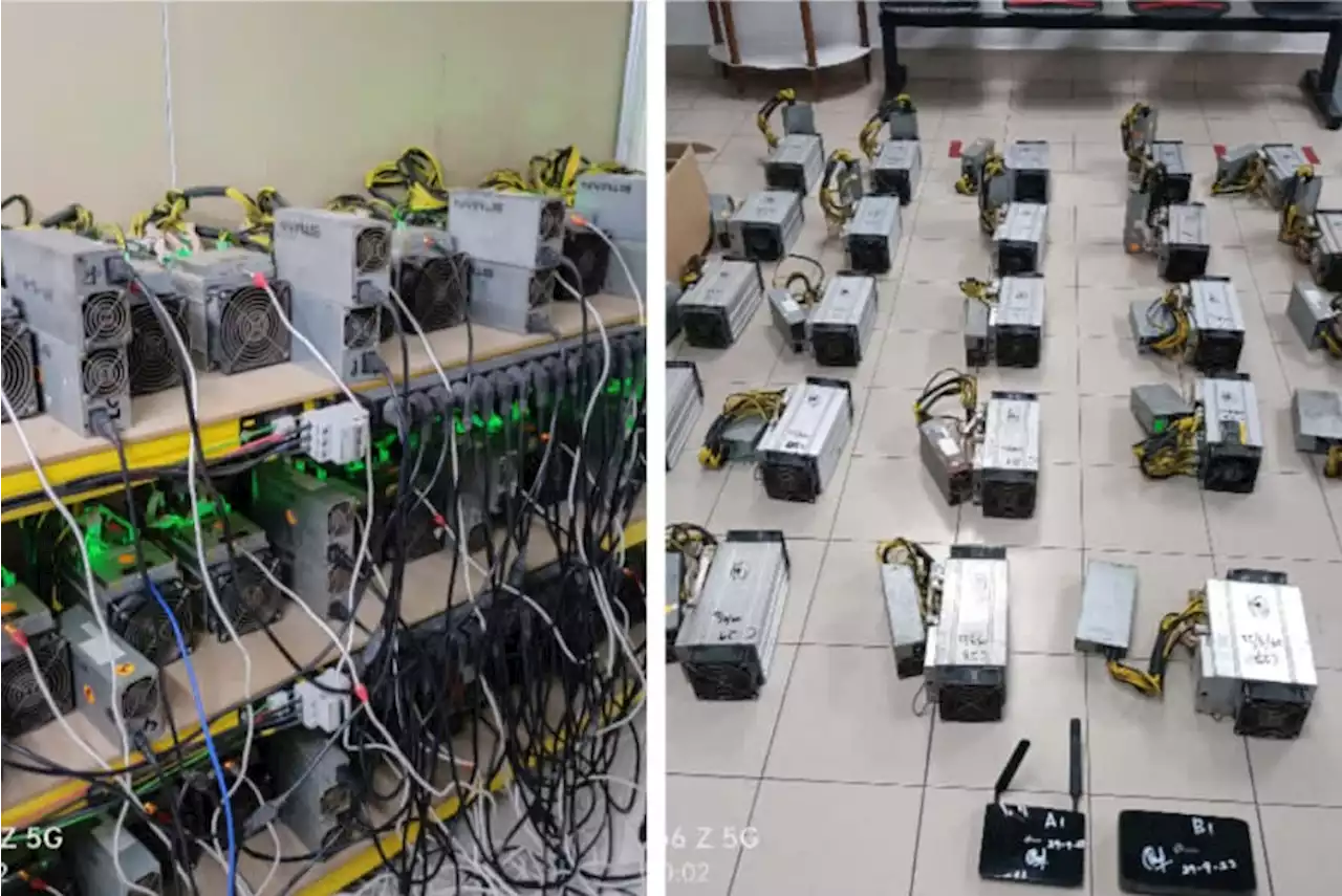 Polis rampas 30 mesin bitcoin dalam banglo di Sitiawan