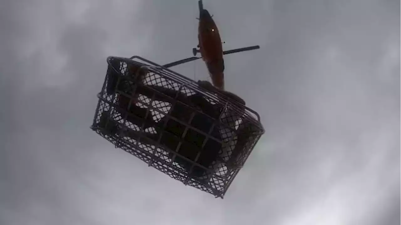 VIDEOS: Coast Guard makes heroic rescues in area hit hardest by Hurricane Ian