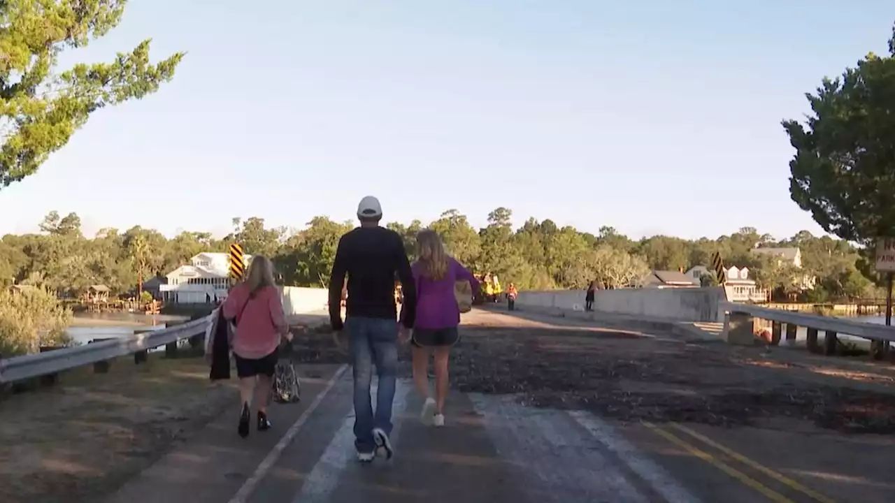 Despite Ian's punch, wedding day saved on wet Pawleys Island