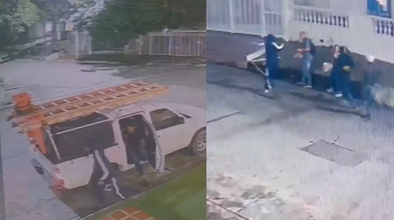 Tres ladrones se bajaron de camioneta y atracaron a dos personas en Ciudad Jardín