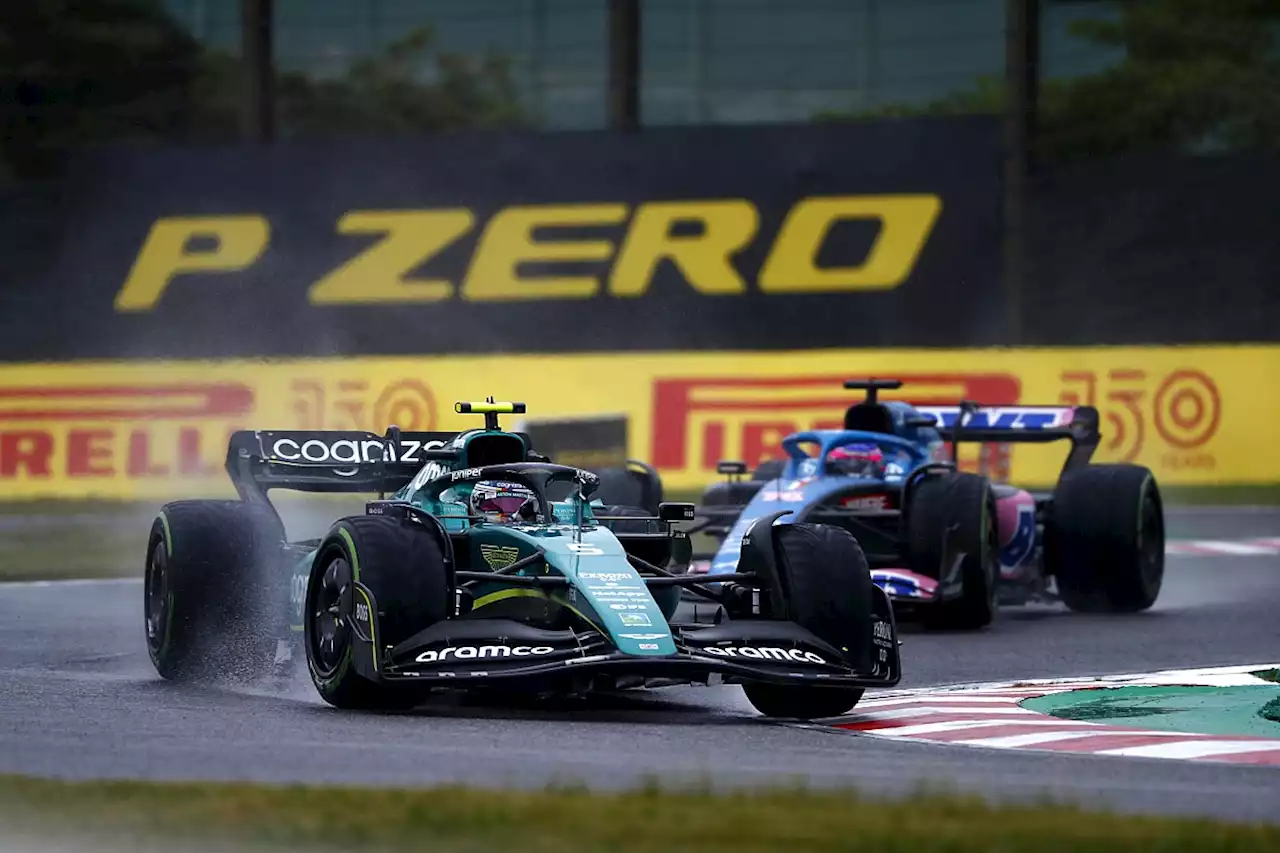 Vettel: Alonso &quot;a bit aggressive&quot; in last corner F1 fight at Suzuka