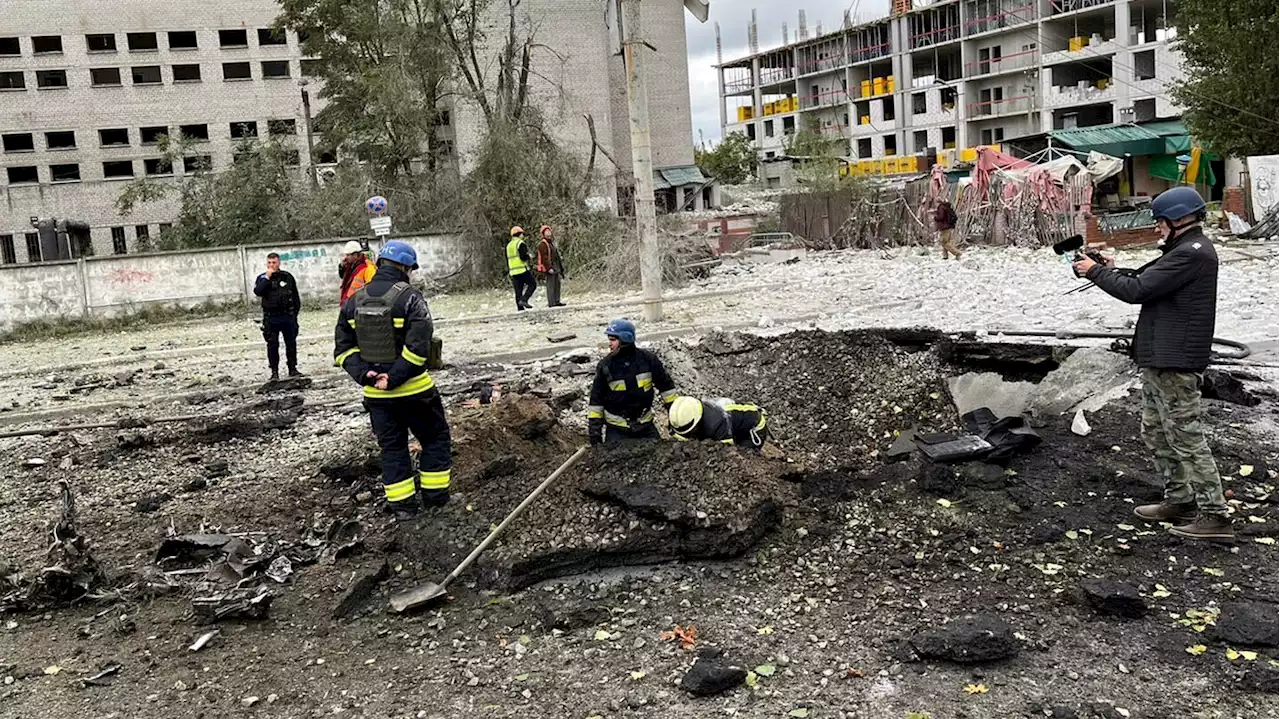 Deadly missile strikes hit Kyiv as explosions reported in other cities across Ukraine