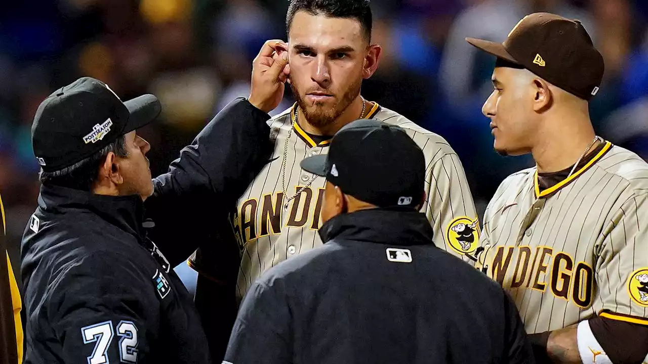 NL wild-card: Mets demand umps check Padres P Joe Musgrove's ears for sticky substance