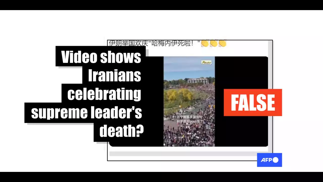 Video shows Canada protest against Iran's government, not Iranians 'celebrating supreme leader's death'