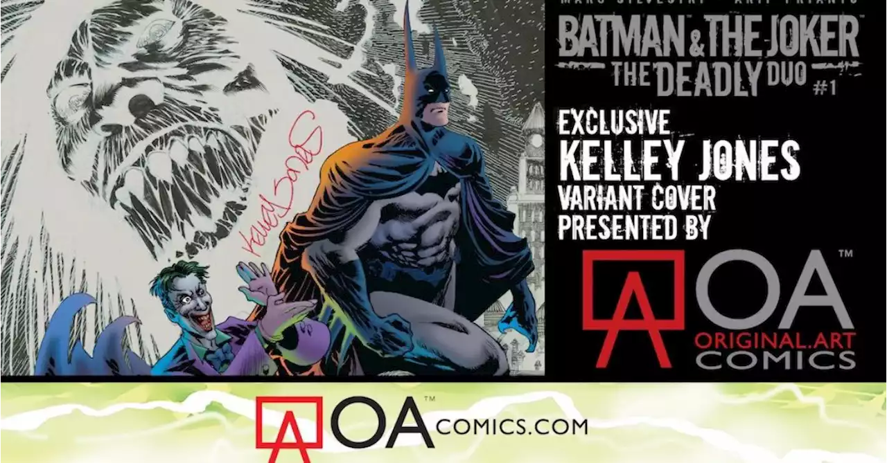 The Making Of A Retailer Exclusive Cover To Batman/Joker: Deadly Duo