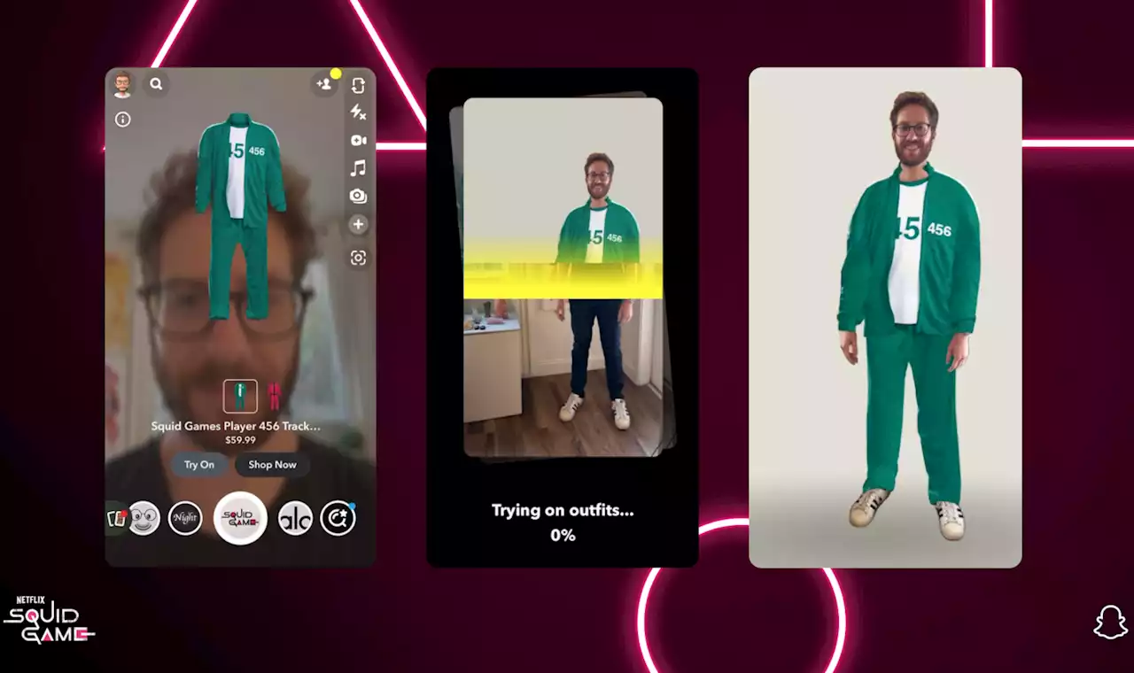 Snapchat's new AR lenses let you try on and buy Halloween costumes | Engadget