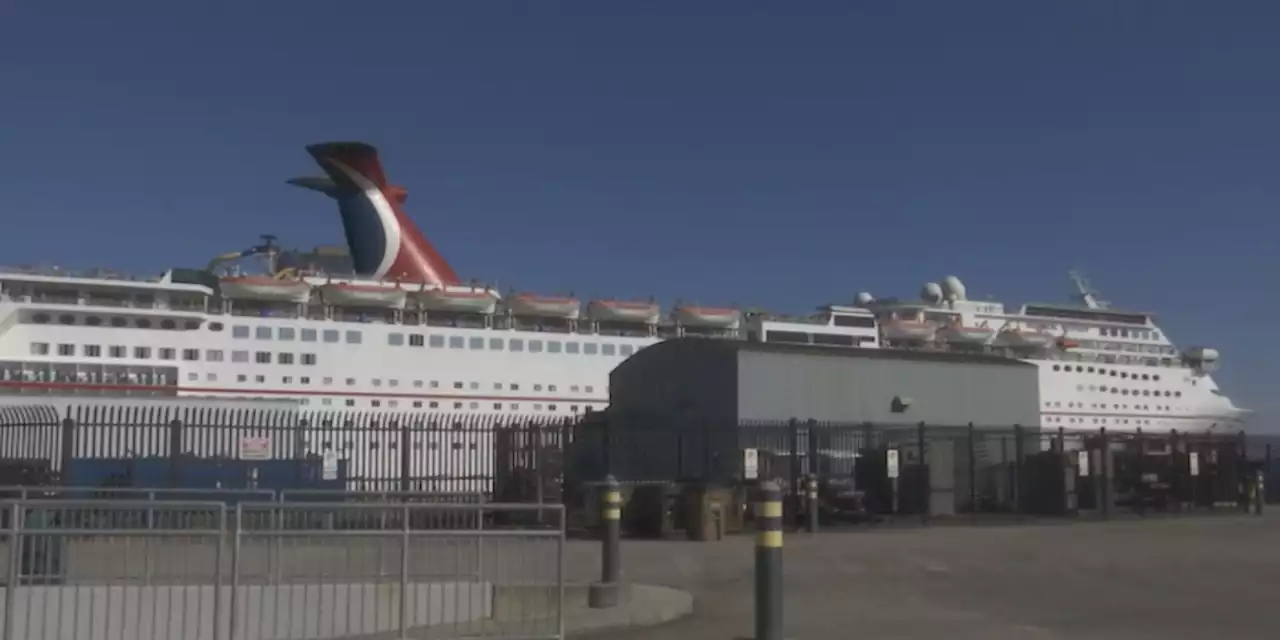 Thousands gather to say goodbye to the Carnival Ecstasy