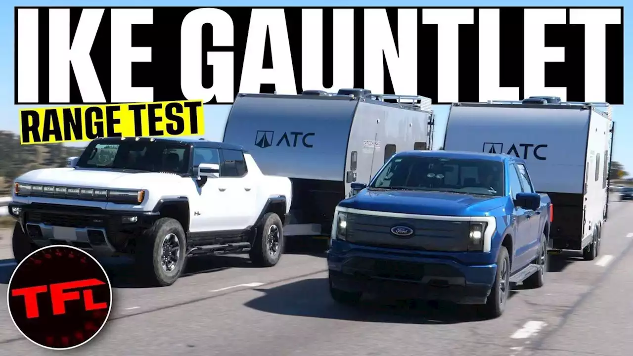 Ford F-150 Lightning And GMC Hummer EV Take On Toughest Towing Test