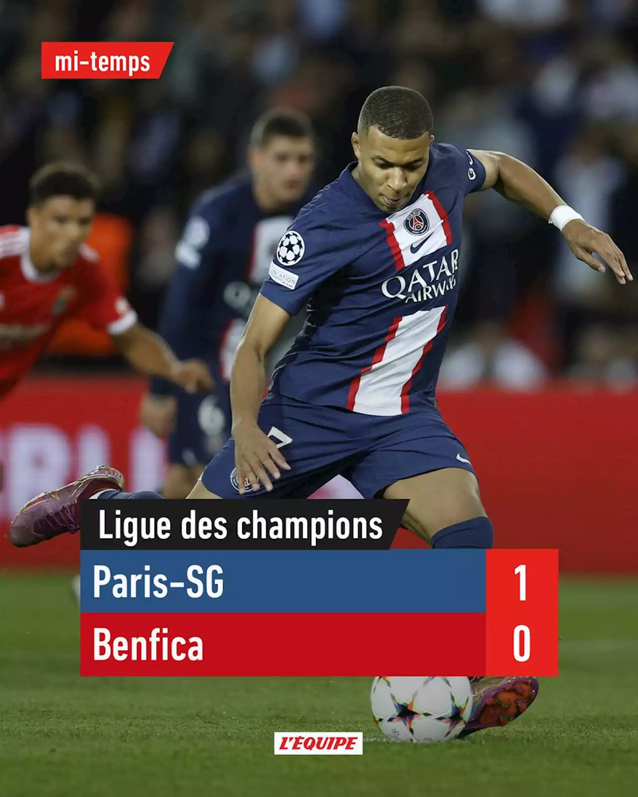 PSG 1-1 Benfica, Ligue des champions, résultat et résumé du match (11/10/2022)