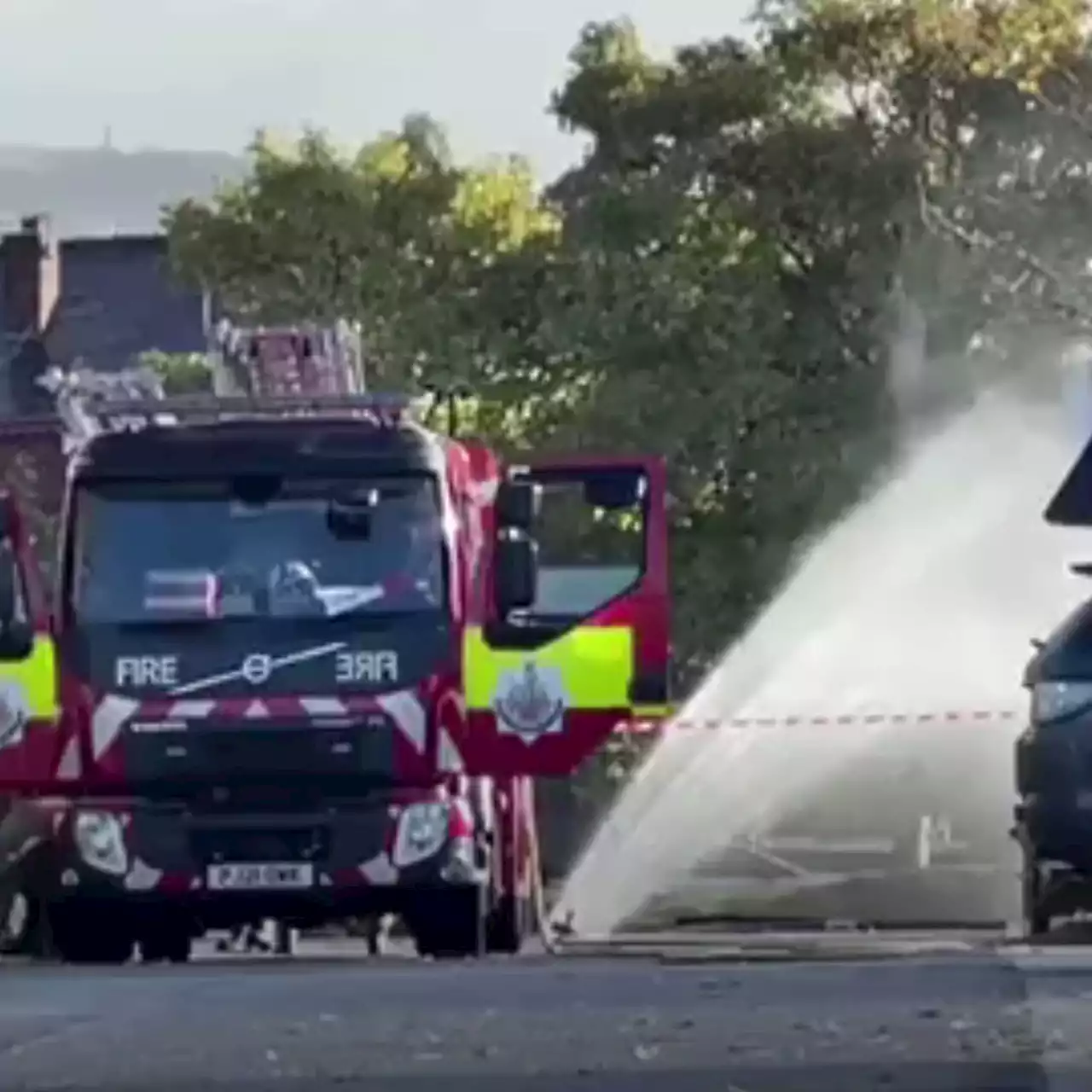 Emergency services cordon off Morrisons petrol station after reports of gas leak