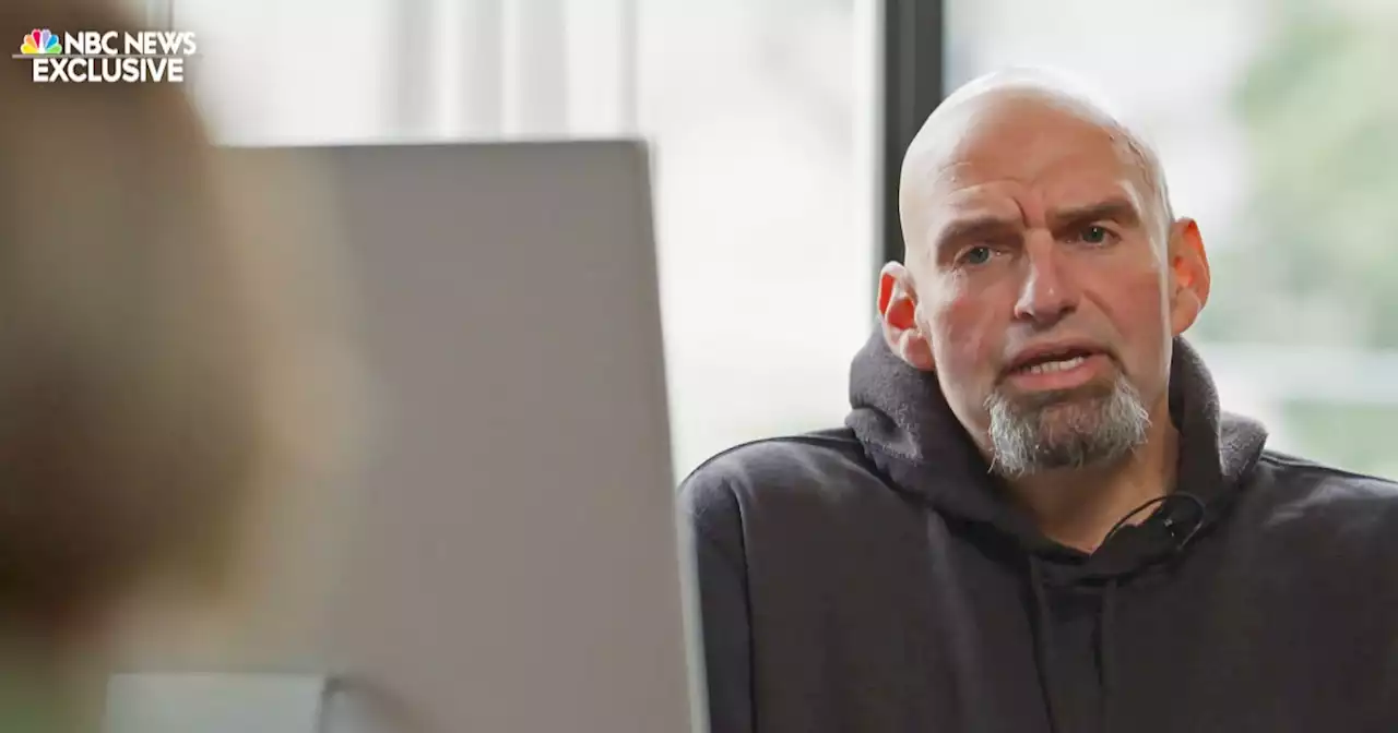 Fetterman says his stroke recovery 'changes everything,' but that he’s fit to serve as senator