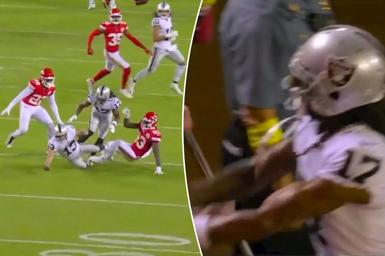 The disastrous final Raiders play before Davante Adams shoved cameraman