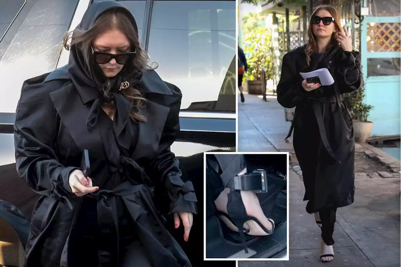 Fake heiress Anna Delvey steps out dressed to the nines to meet probation officer