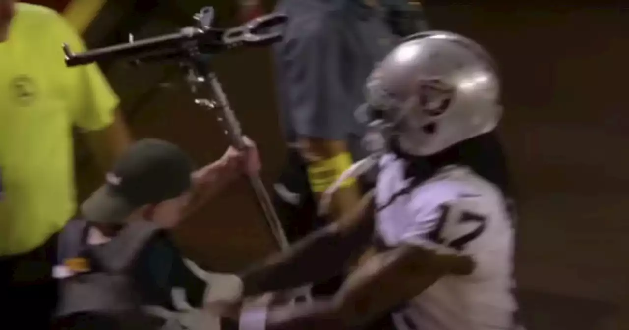 NFL Player Davante Adams Shoves Photographer to the Ground