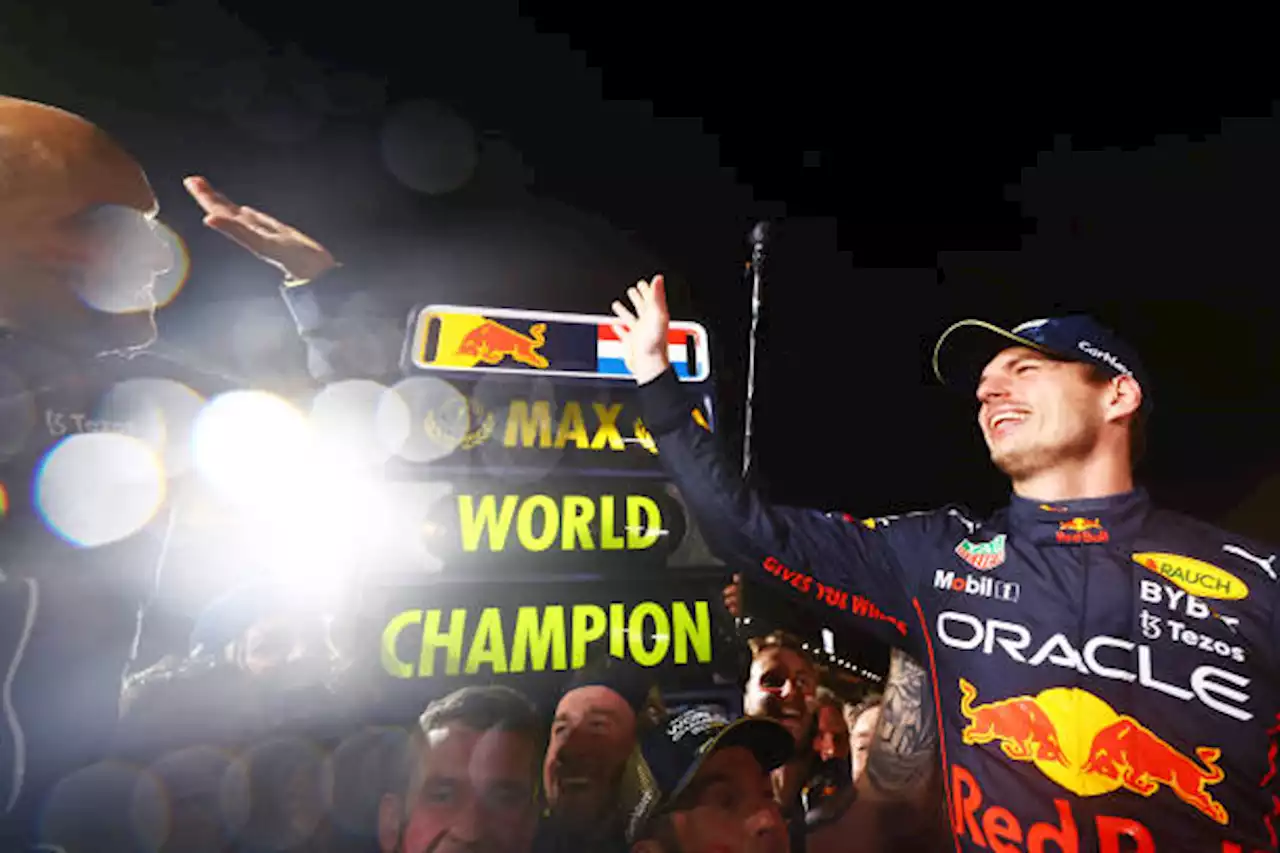 Max Verstappen reflects on 'more rewarding' F1 world title