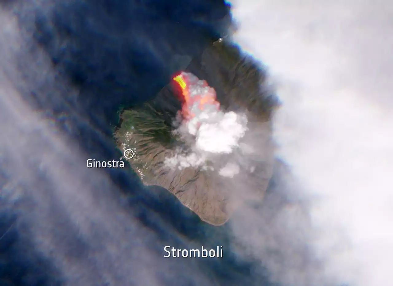 Stromboli Erupts! Volcanic Eruption on the Italian Island of Stromboli