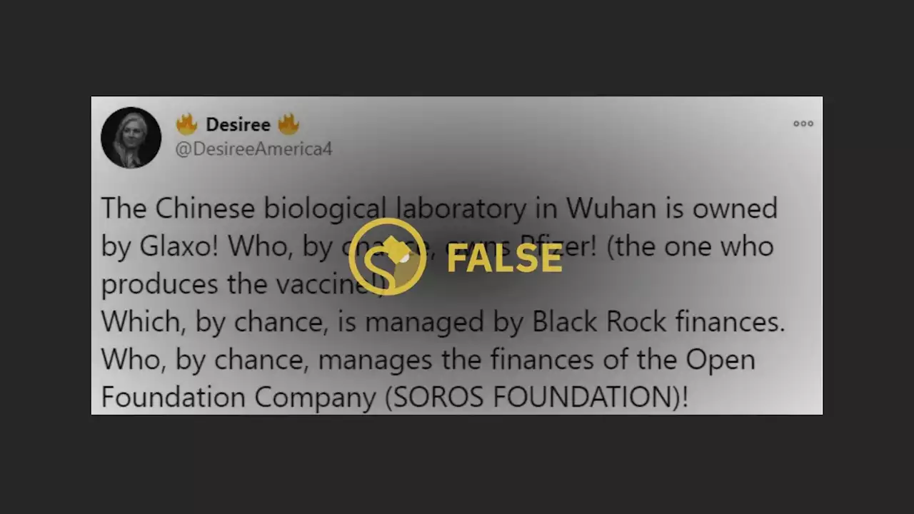 Does Glaxo Own the 'Wuhan Lab'?