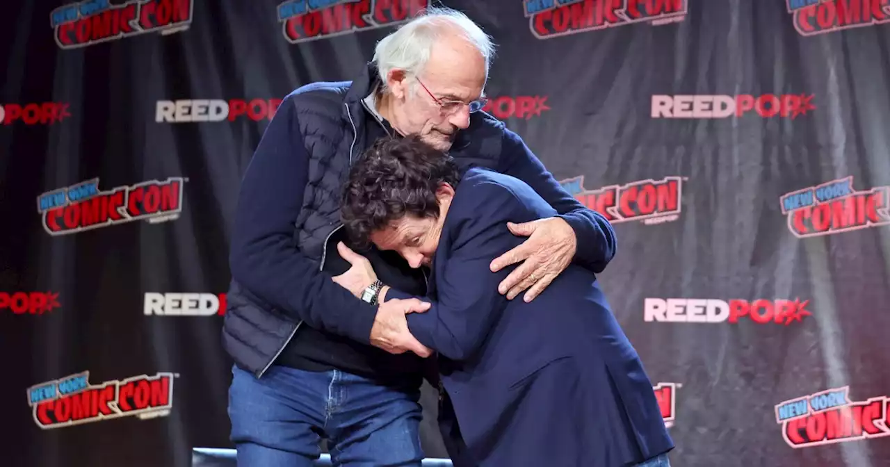 ‘Back to the Future’ fans love Michael J. Fox and Christopher Lloyd’s emotional reunion