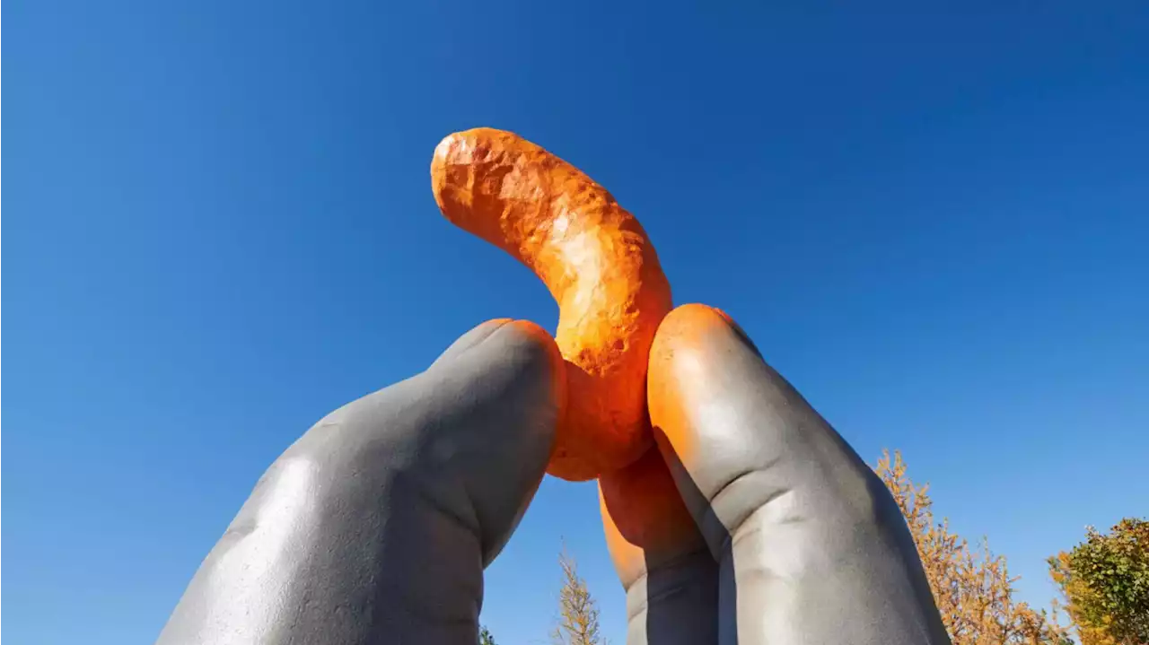 Giant roadside Cheeto attracts a crowd in Canada