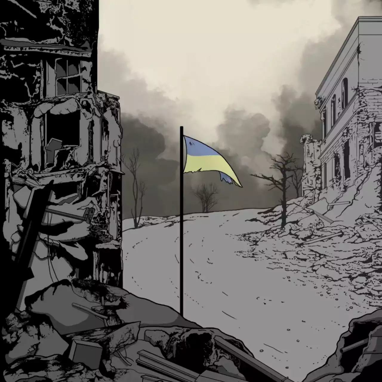 Life became suffering. Illustrated stories from the siege of Mariupol.