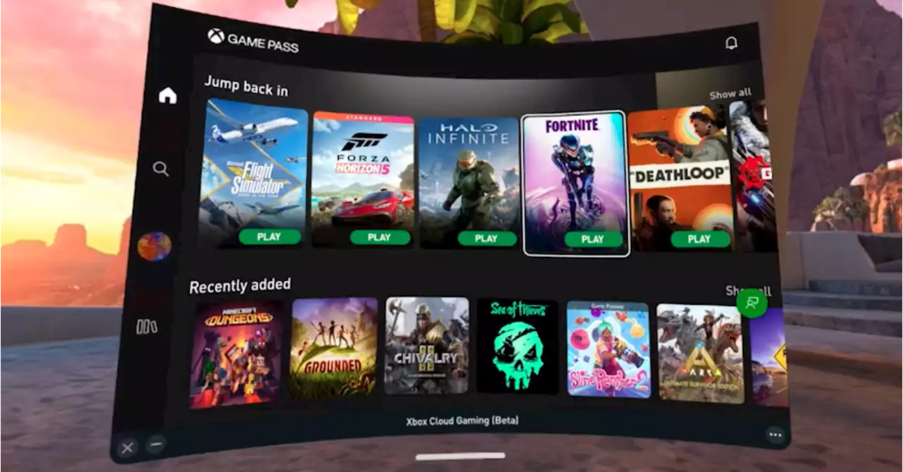 Xbox Cloud Gaming is coming to the Meta Quest