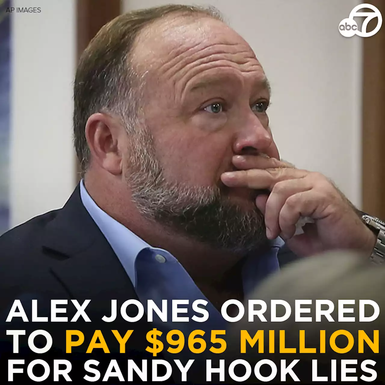 Alex Jones ordered to pay $965 million for Sandy Hook lies