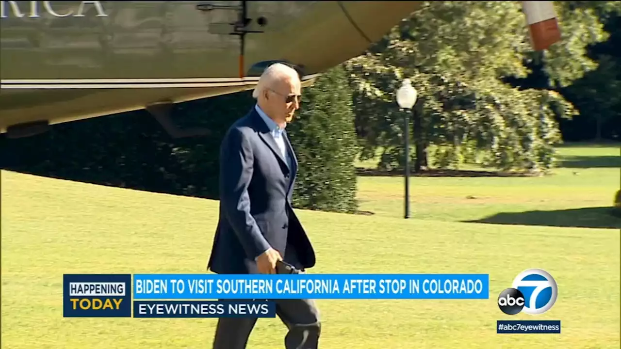 President Biden to visit Southern California on Wednesday