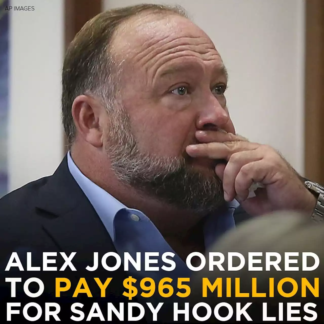 Alex Jones ordered to pay $965 million for Sandy Hook lies