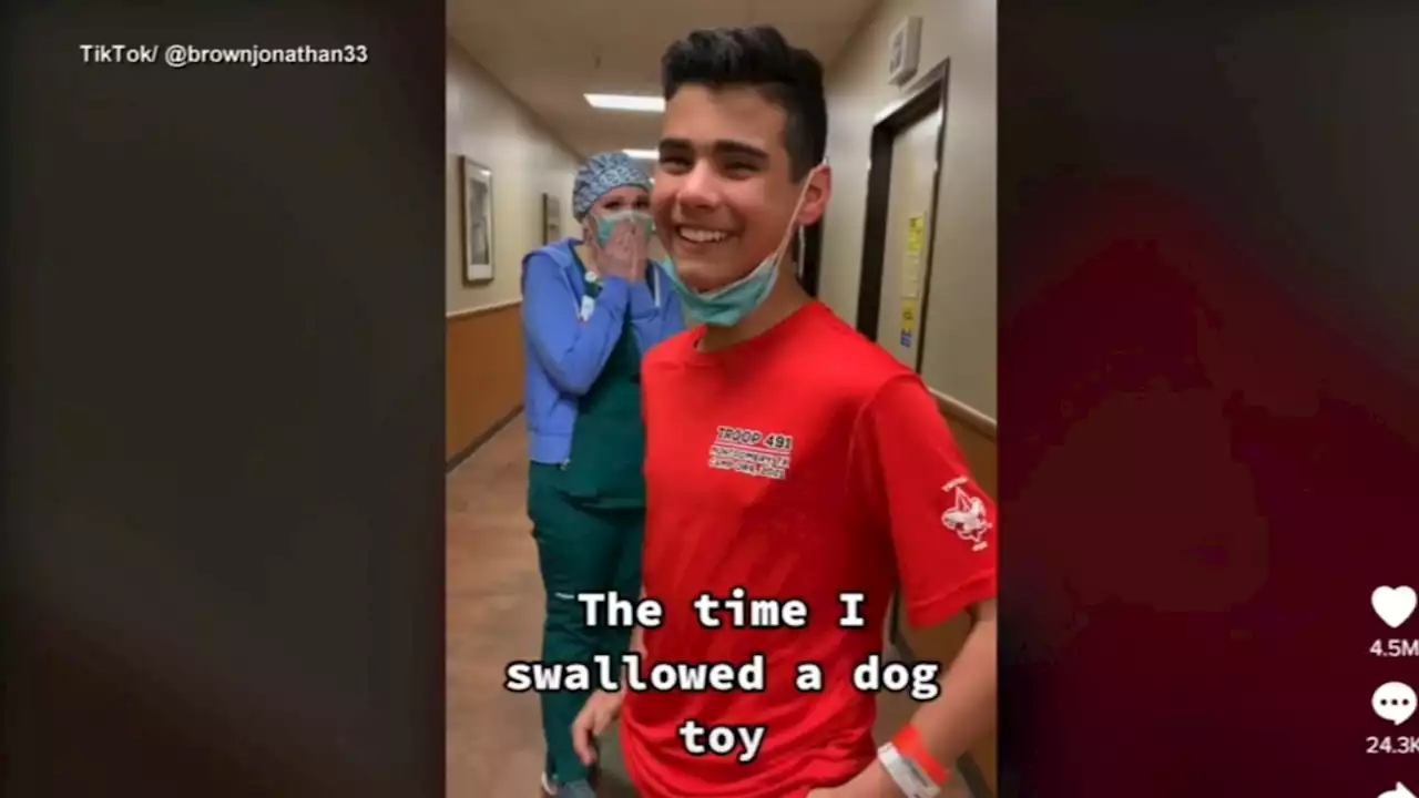 Texas teen goes viral for hilarious mishap landing him in the ER