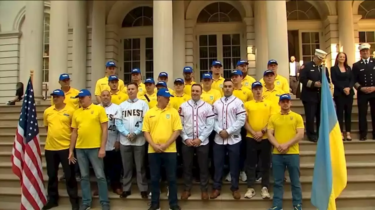 Ukrainian baseball team to face off against NYPD, FDNY in pair of charity games