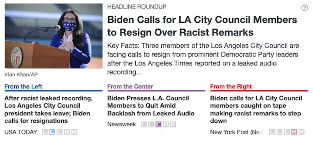 Biden Calls for LA City Council Members to Resign Over Racist Remarks