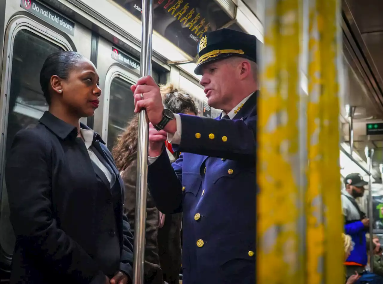 Exclusive: Police Commissioner and Chief of Transit ride Midtown train amidst subway crime scare | amNewYork