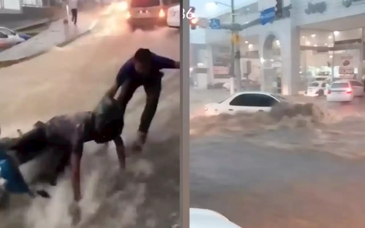 Inundaciones, personas arrastradas y suspensión de clases en Acapulco por fuertes lluvias | Fotos y videos