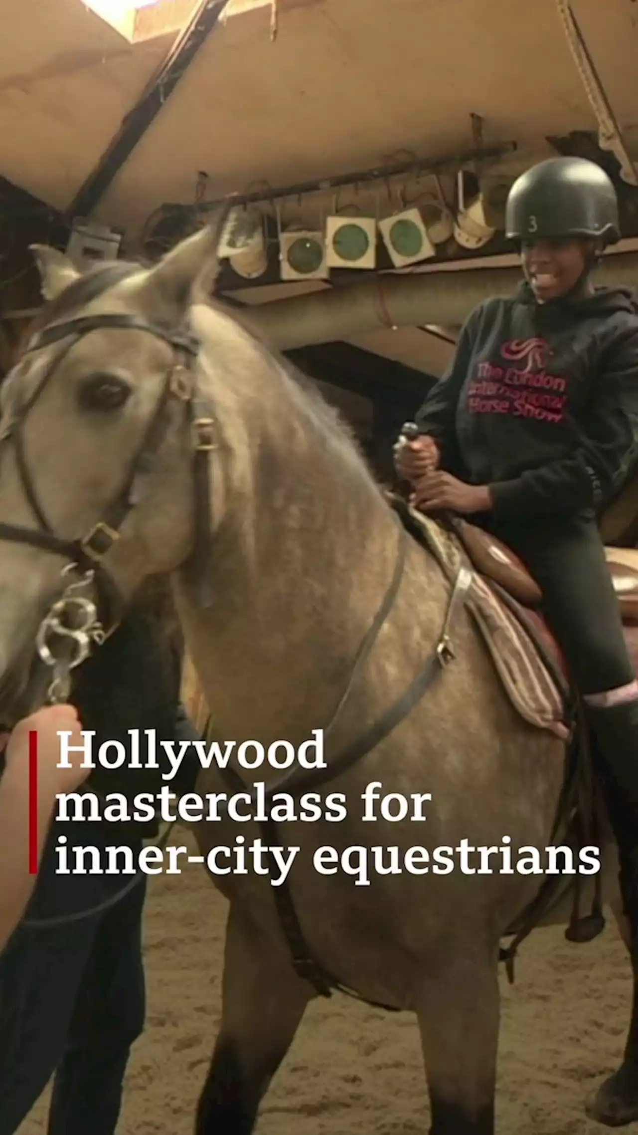 Hollywood masterclass for inner-city equestrians