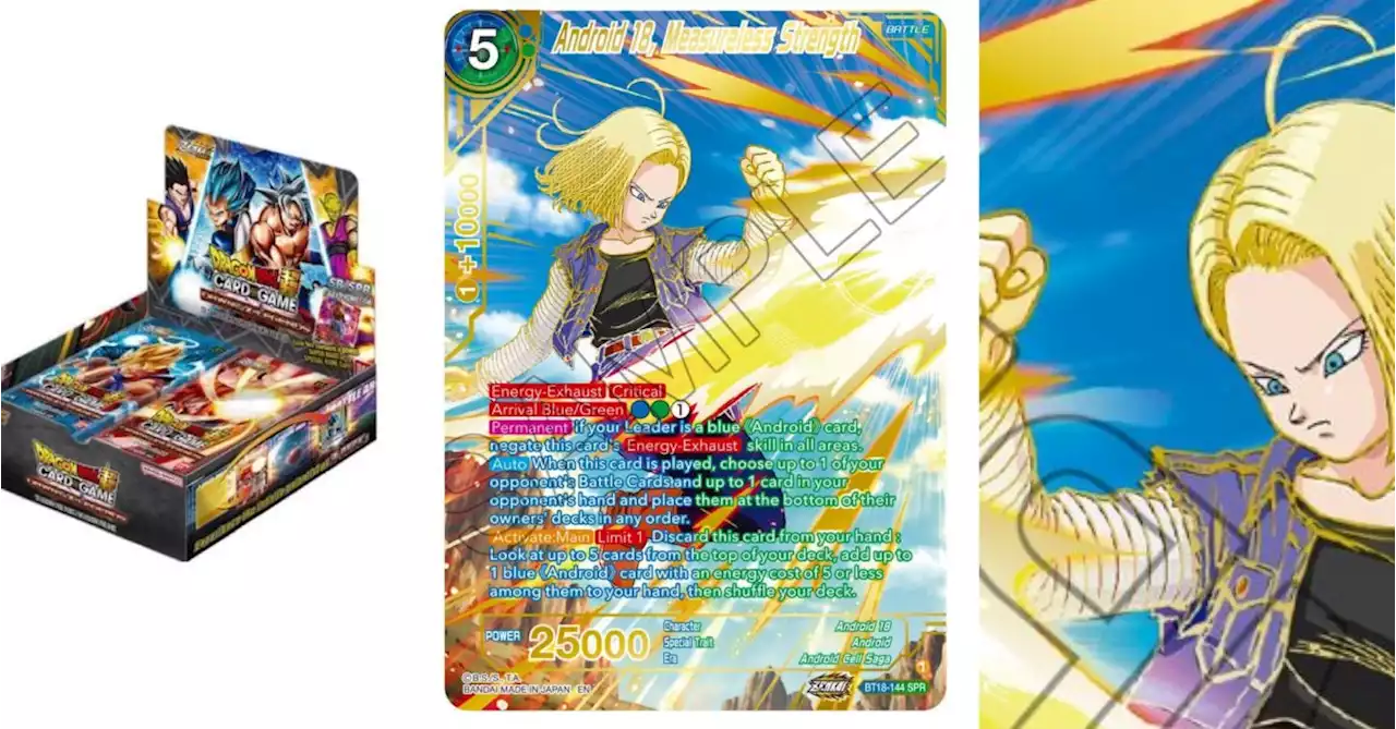 Dragon Ball Super Previews Dawn Of The Z-Legends: Android 18 SPR